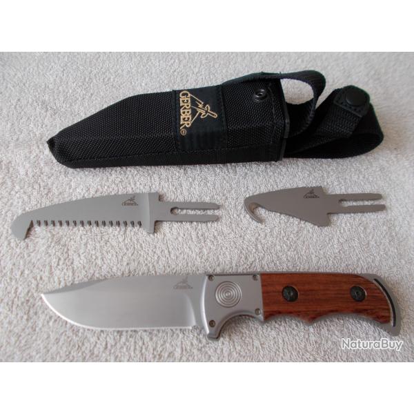 COUTEAU GERBER FREEMAN EXCHANGE 3 LAMES / RARE