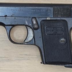 Pistolet 6.35mm type "UNIQUE Modèle 10" - Fabrication artisanale