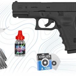 Pack Bronze Pistolet Glock 19 cal BB 4.5 mm Umarex