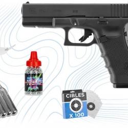 Pack Bronze Pistolet Glock 17 Gen 4 BBs 4.5 mm Umarex