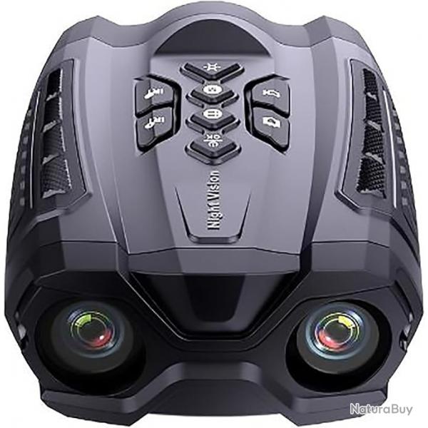 Jumelles Vision Nocturne Numrique 4K UHD 58MP Zoom Infrarouge 300M Photo/Vido Chasse Camping 64G