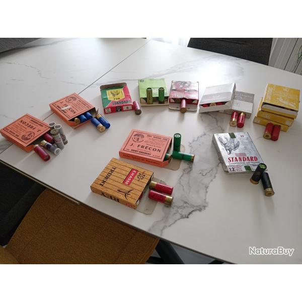 LOT CARTOUCHES CALIBRE 12