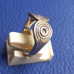 bague tourbillon 1970  en argent 925