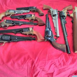 lot de revolvers  poudre noire