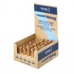 Présentoir 30 couteaux OPINEL N°6,7,8,9 lame inox, manche hêtre, virole tournante