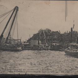 CPA - Marine Militaire - Catastrophe du Cuirassé Liberte, 25 septembre 1911, les Épaves  N°3857
