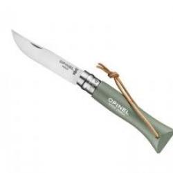 Couteau OPINEL COLORAMA n° 6 VRI, lame inox, manche 9,3 cm charme lasuré vert sauge
