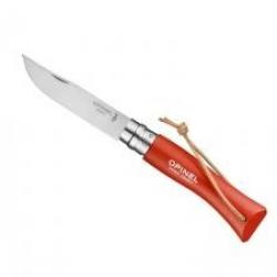 Couteau OPINEL COLORAMA n° 7 VRI, lame inox, manche 10 cm charme lasuré orange