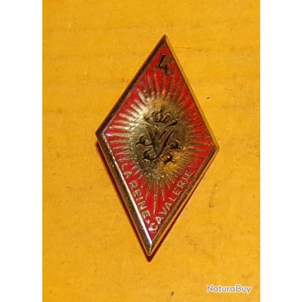 4 Rgiment de Cuirassiers, losange, dos guilloch, FABRICANT DRAGO PARIS  ,  HOMOLOGATION 942 , BON