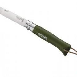Couteau OPINEL COLORAMA n° 8 VRI, lame inox, manche 11 cm charme lasuré kaki