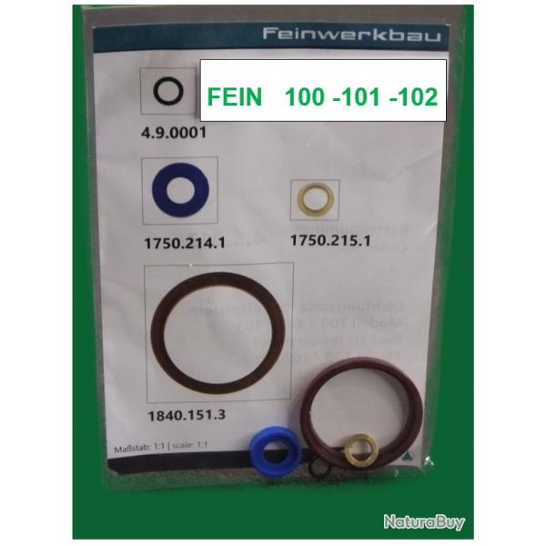 Kit entretien joints pour pistolet FEINWERKBAU Model 100 - 101 - 102 .