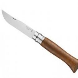 Couteau OPINEL BOIS CLASSIQUE n° 9 VRI, lame inox, manche 12 cm noyer