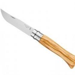 Couteau OPINEL BOIS CLASSIQUE n° 9 VRI, lame inox, manche 12 cm olivier