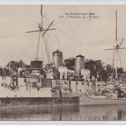 CPA - Marine Militaire - " Rochefort - sur -Mer - L'Arsenal le " Protêt "  N°3468