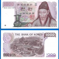 Coree du Sud 1000 Won 1986 Billet Asie