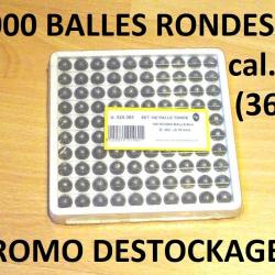 LOT 1000 balles rondes PEDERSOLI calibre 36 (362) à 39.00 Euros !!!!! -VENDU PAR JEPERCUTE (SI376)