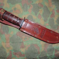 TRES BEL ANCIEN  COUTEAU DE COMBAT U.S.M.C. / MARINE CORPS W.W.2 / KA - BAR