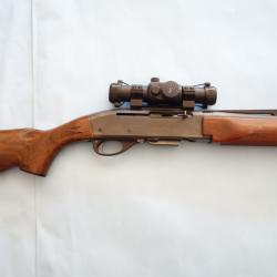 CARABINE REMINGTON 7400 CAL 280REM + POINT ROUGE TASCO PRO POINT CANON 47CM