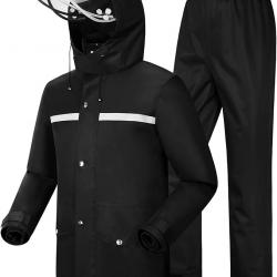 Combinaison de Pluie Imperméable et Réfléchissante Pantalon de Pluie Extérieur Homme/Femme Blouson