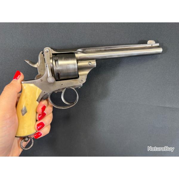 SUPERBE REVOLVER PAR AUGUSTE FRANCOTTE  LIEGE calibre 380
