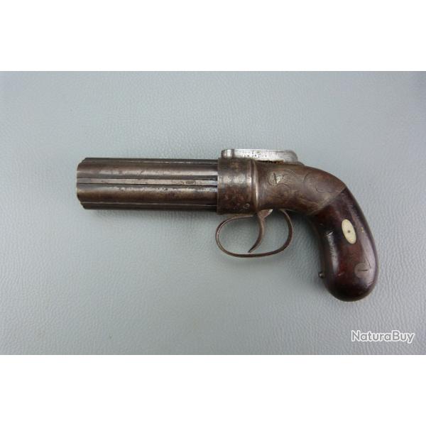 Poivrire XIX me, Hyde & Goodrich, New Orlans, Allen's Patent, Civil War, 1830-50's Amrique.