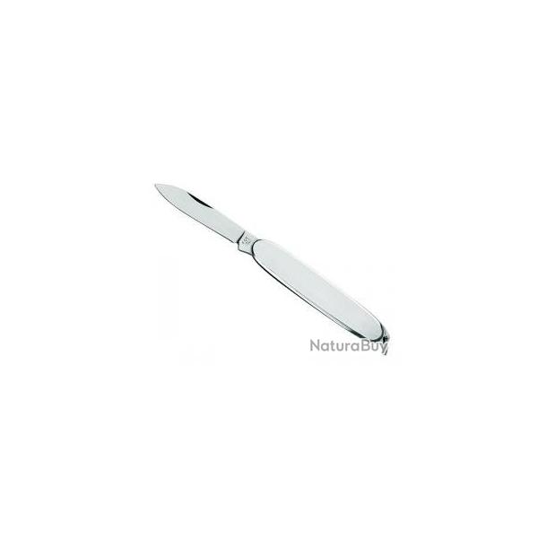 Canif FOX, lame acier 420, manche 8 cm inox, avec anneau bris