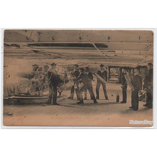 CPA - Marine Militaire  Franaise - " Canon " 152 Feu - N3860