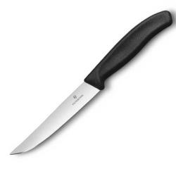 6.7903 Lot de 6 couteaux steak/pizza Victorinox Swissclassic 12cm noir