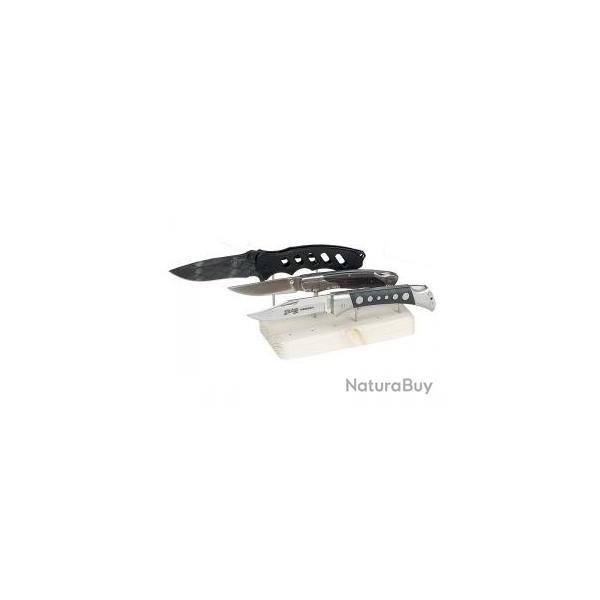 Prsentoir couteaux modulable Socle pin