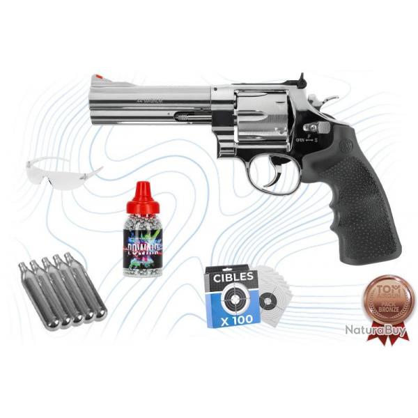 Pack Bronze Revolver 629 5" CO2 Calibre 4.5mm Smith & Wesson