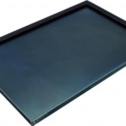 PLAQUE PATISSIERE TOLE BLEUIE A REBORDS DROITS 400 X 300 MM