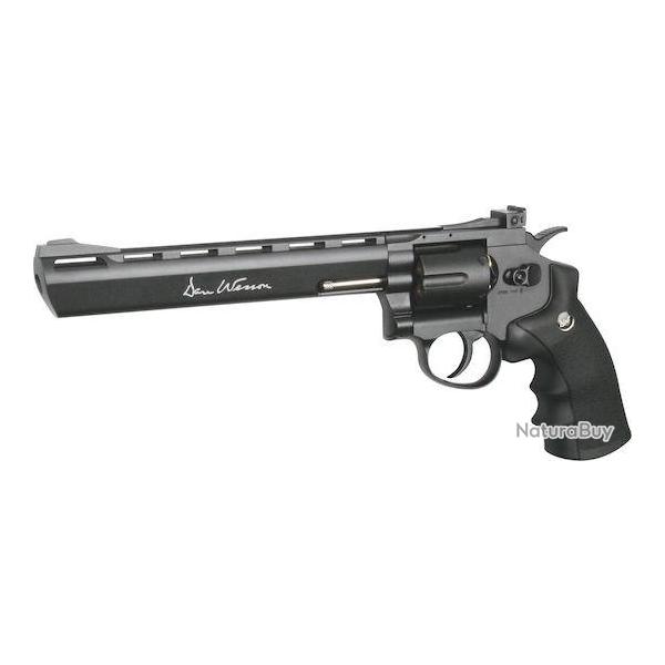 Revolver 4.5mm billes acier Dan Wesson 8 pouces Noir - CO2