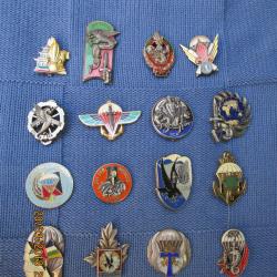 lot d'insignes paras et legions francais