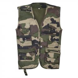 Gilet Reporter Camo Enfant 8 Ans - Percussion