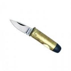 Canif cartouche 44 magnum, lame inox, manche 4 cm.