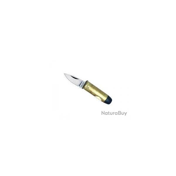 Canif cartouche 44 magnum, lame inox, manche 4 cm.