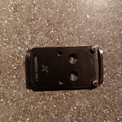 Plaque trijicon rmr/ sro glock