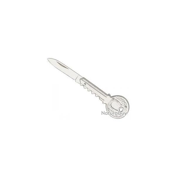 Couteau cl breloque, lame inox, manche 6 cm