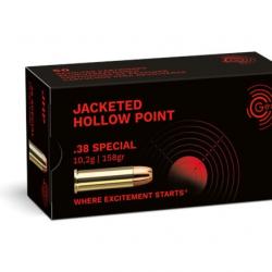 Munition Geco JHP 10.2g 158gr - Cal. 38 spécial x1 boite