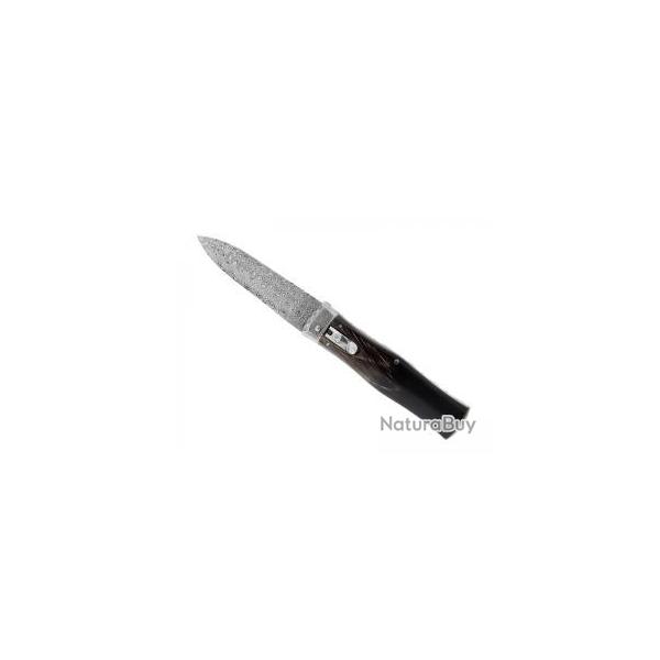 Couteau automatique MIKOV PREDATOR PANTHER lame mitre en damas inox +tui