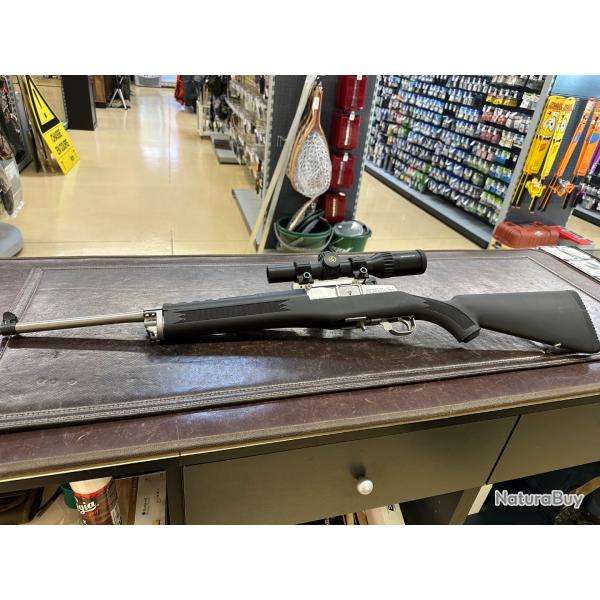 RUGER MINI-14 RANCH CAL 222 REM + LUNETTE 1-6X24