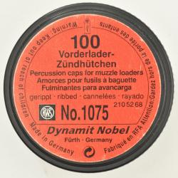 200 (2x100) amorces RWS cannelées - poudre noire - N° 1075