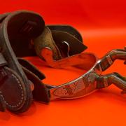 rare belle paire d'éperons cavalier type cowboys western