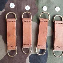 Passant en cuir pour ceinturon officier Français ou autre