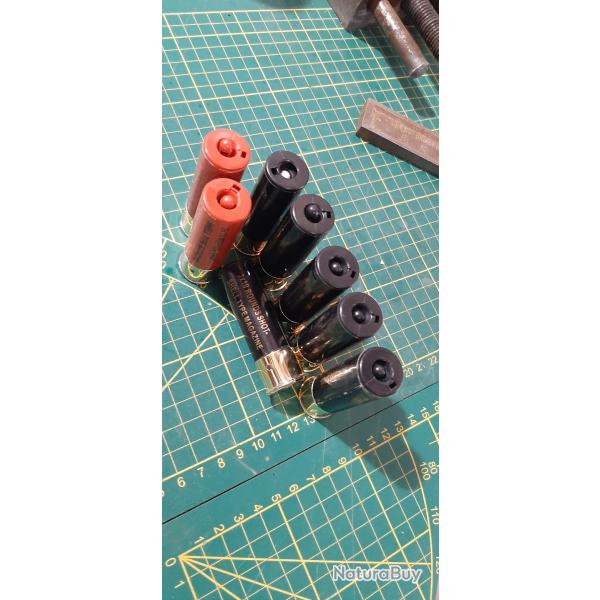 Cartouches (8) Fusil  pompe (spring ou gaz) 30 billes