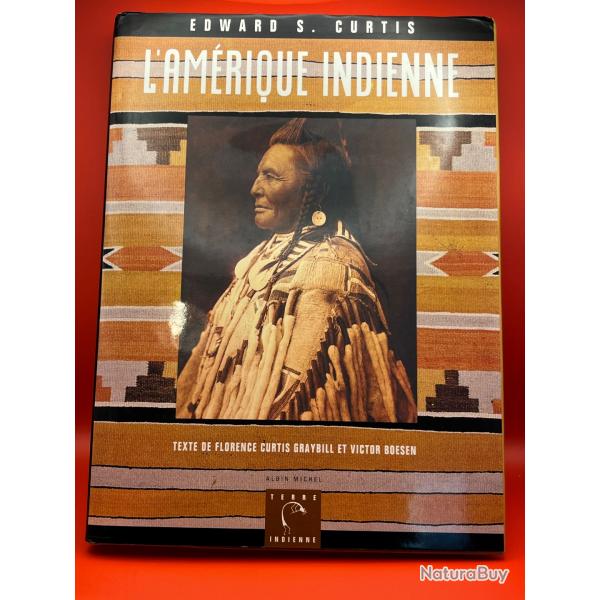 Rare livre l Amerique indienne Edward s curtis