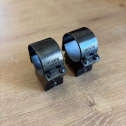 Colliers Weaver USA diamètre 30mm rail 21mm neuf !