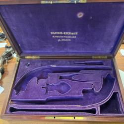 coffret pour pistolet de duel/tir  avec attribution