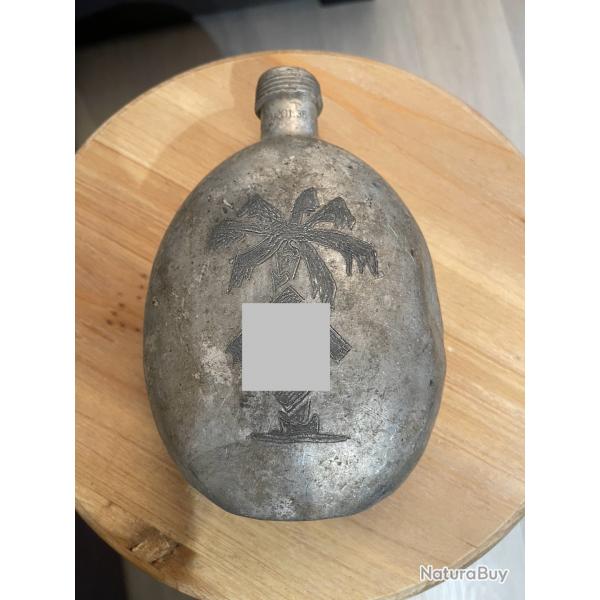 magnifique gourde allemande Afrikakorps ww2