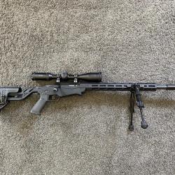 PACK Carabine RUGER Precision Rimfire Calibre 22 Lr ( + Lunette + silencieux + bipied + monopode)